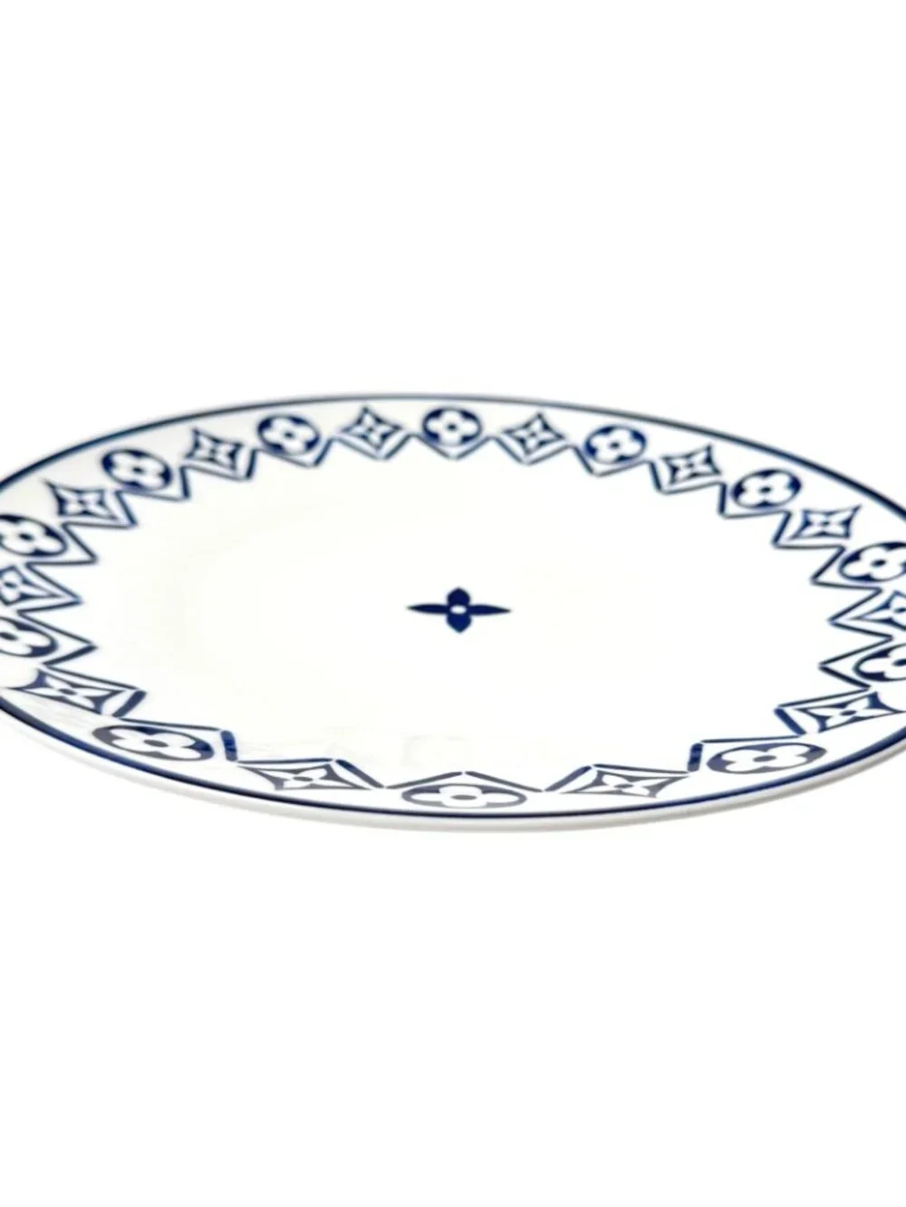 Louis Vuitton Monogram Flower Tile Dinner Plate